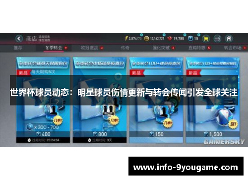 世界杯球员动态：明星球员伤情更新与转会传闻引发全球关注